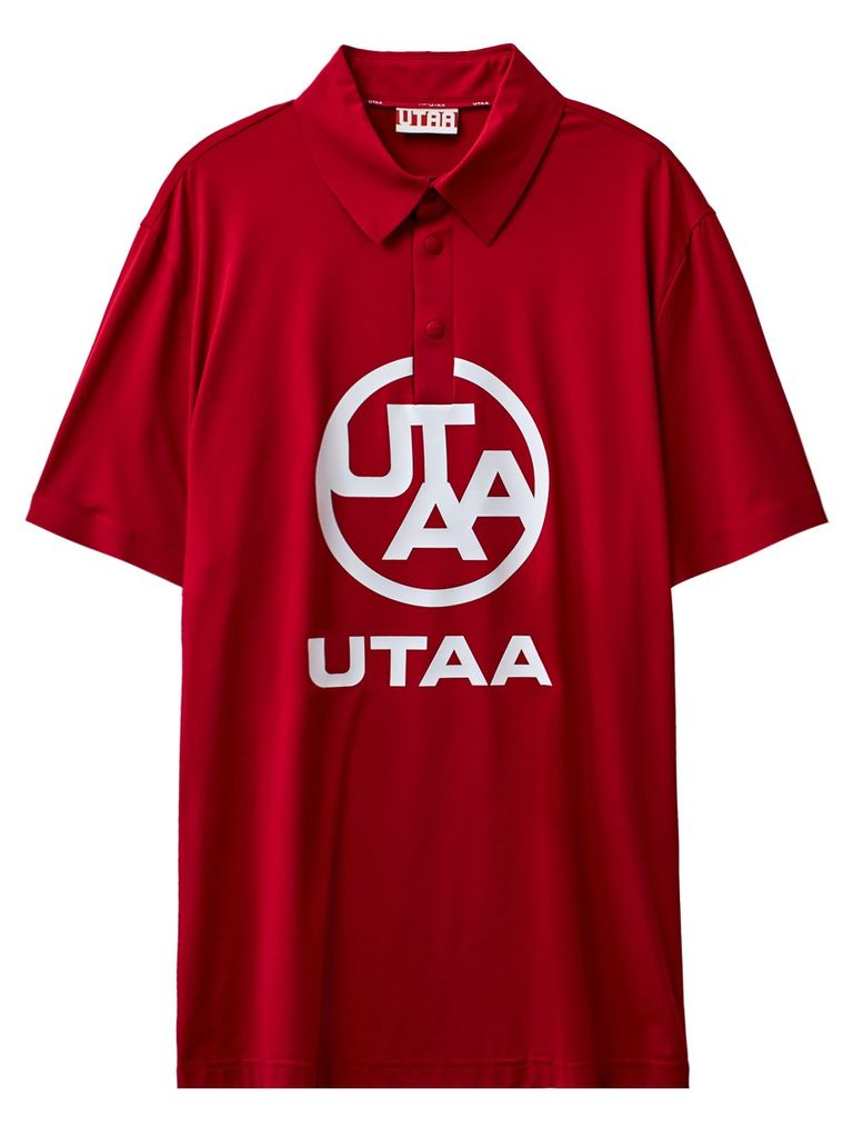 UTAA Logo Emblem PK T-Shirts : Men's D/Red