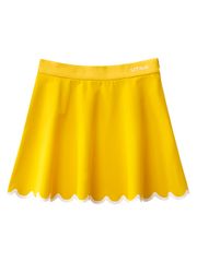 UTAA Tilde Wave Flare Skirt : Yellow