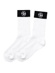 UTAA Symbol Color Socks : Women's White
