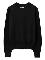UTAA Panther Openneck Knit Pullover : Men's Black