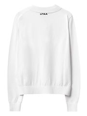 UTAA Panther Openneck Knit Pullover : Men's White