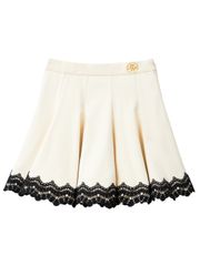 UTAA Punching Lace Flare Skirt : Ivory