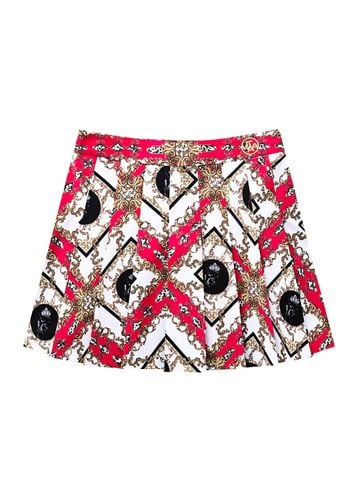 UTAA APEX Chain Baroque Pleats Skirt : Pink