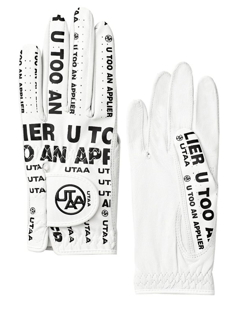 UTAA Traffic Messenger Sheepskin Golf Gloves : Women's White