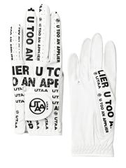 UTAA Traffic Messenger Sheepskin Golf Gloves : Women's White
