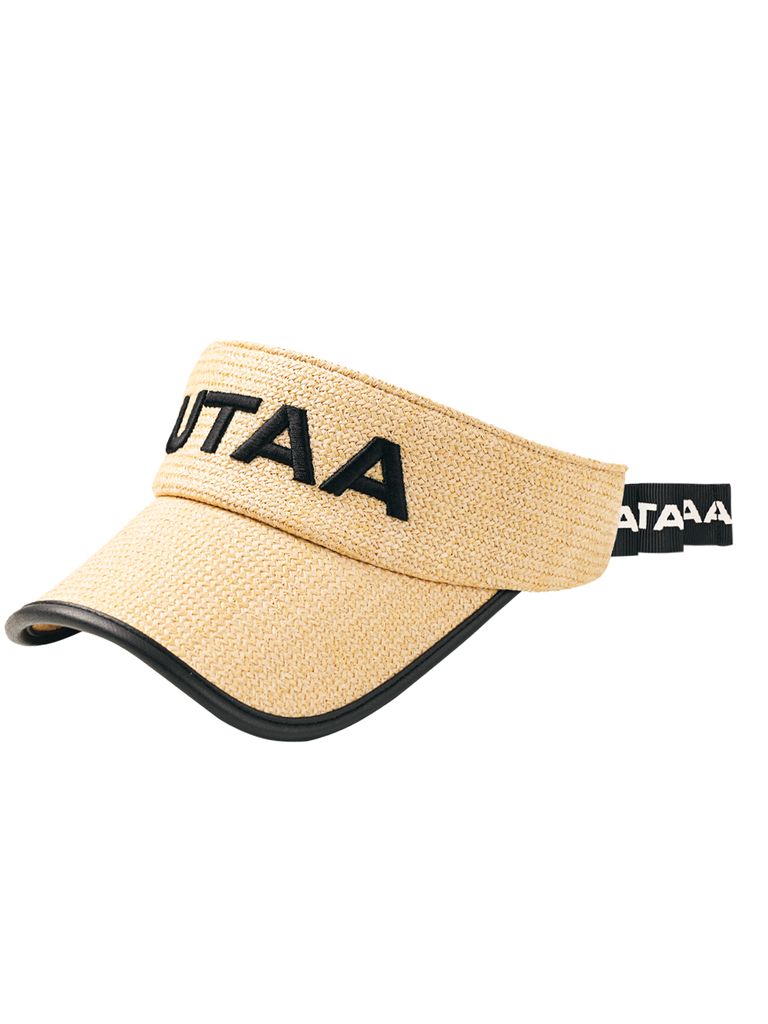 UTAA Summit Raffia Sun Visor : Beige
