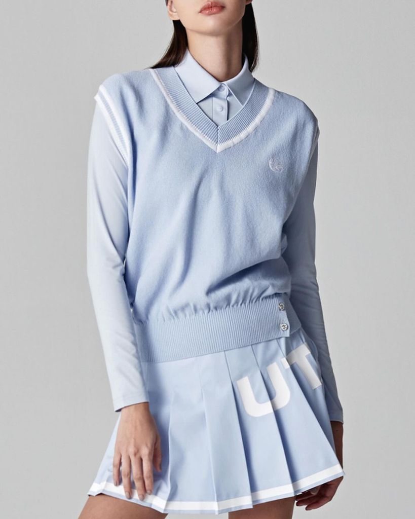 UTAA DayBreak Line Flare Skirt : Sky Blue