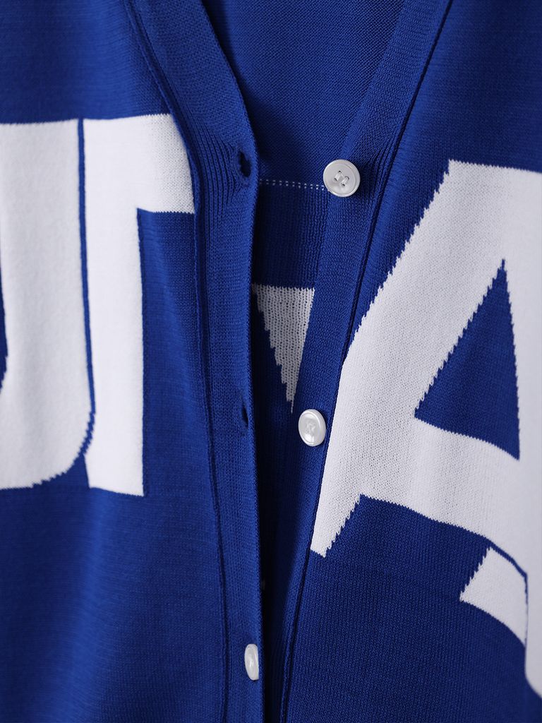 UTAA MIDDAY ACADEMIC CARDIGAN : Blue