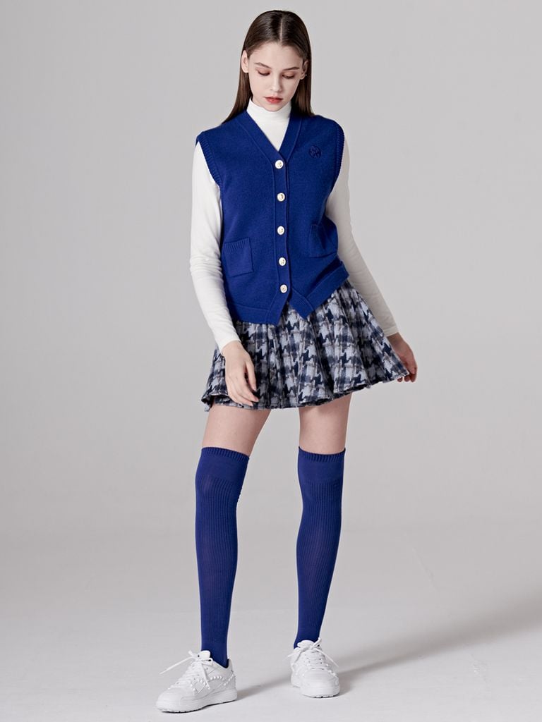 UTAA Ducat Pocket Knit Vest : Women's Blue