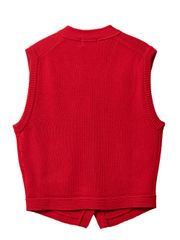 UTAA Ducat Pocket Knit Vest : Women's Red