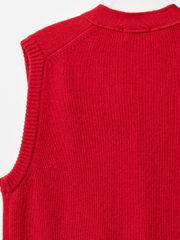 UTAA Ducat Pocket Knit Vest : Women's Red