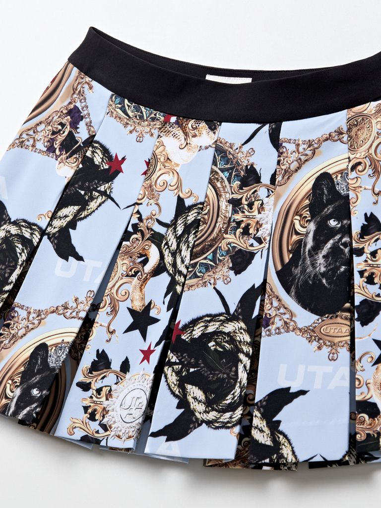 UTAA LIGHTMARE FLARE SKIRT: sky blue