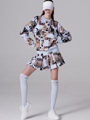 UTAA LIGHTMARE FLARE SKIRT: sky blue