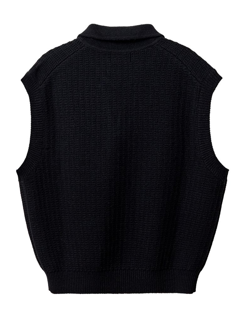UTAA Gild PK Knit Vest : Black