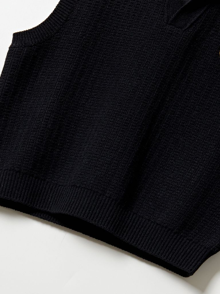 UTAA Gild PK Knit Vest : Black