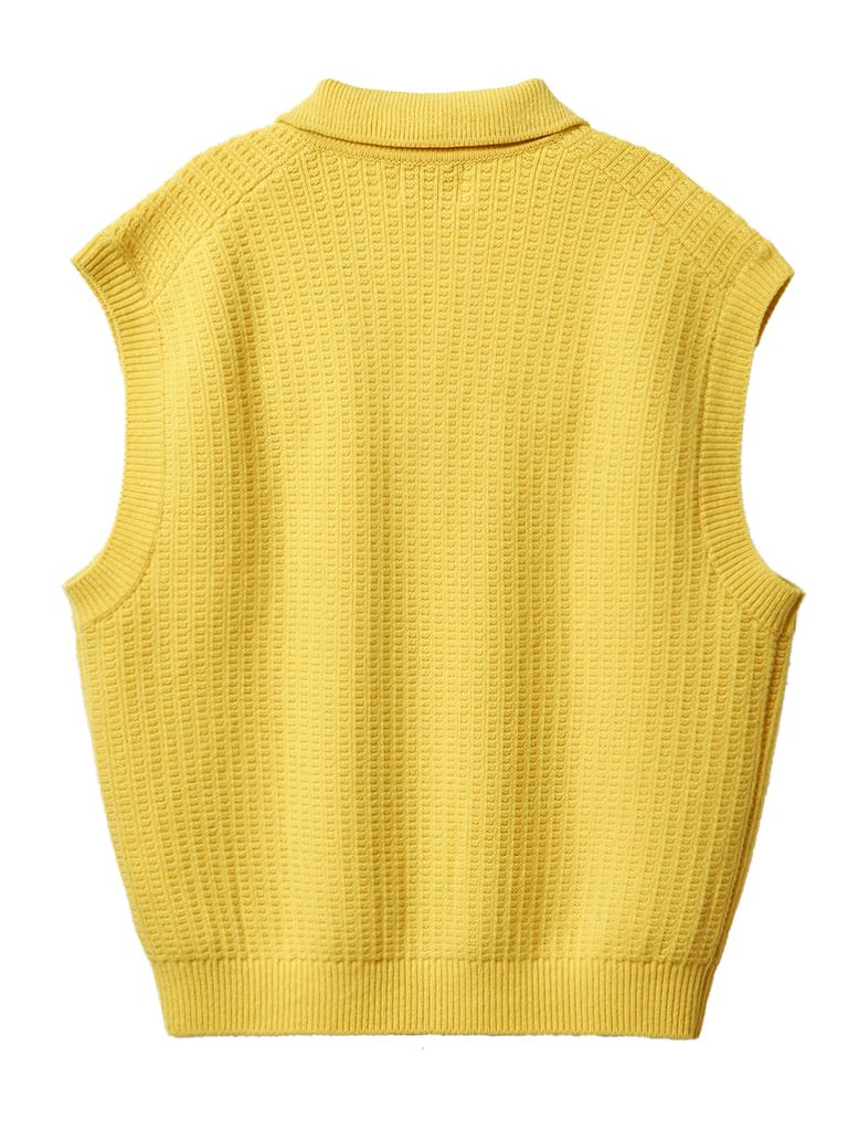 UTAA Gild PK Knit Vest : Yellow