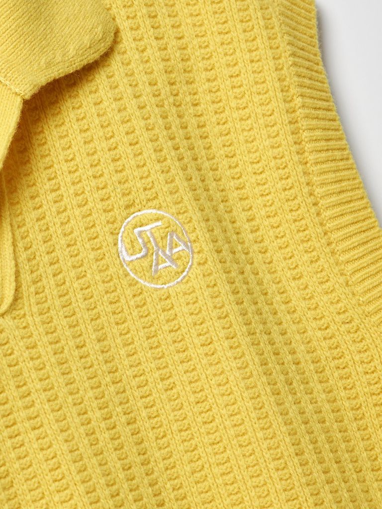 UTAA Gild PK Knit Vest : Yellow