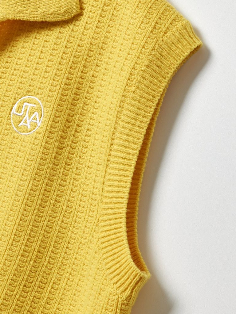 UTAA Gild PK Knit Vest : Yellow