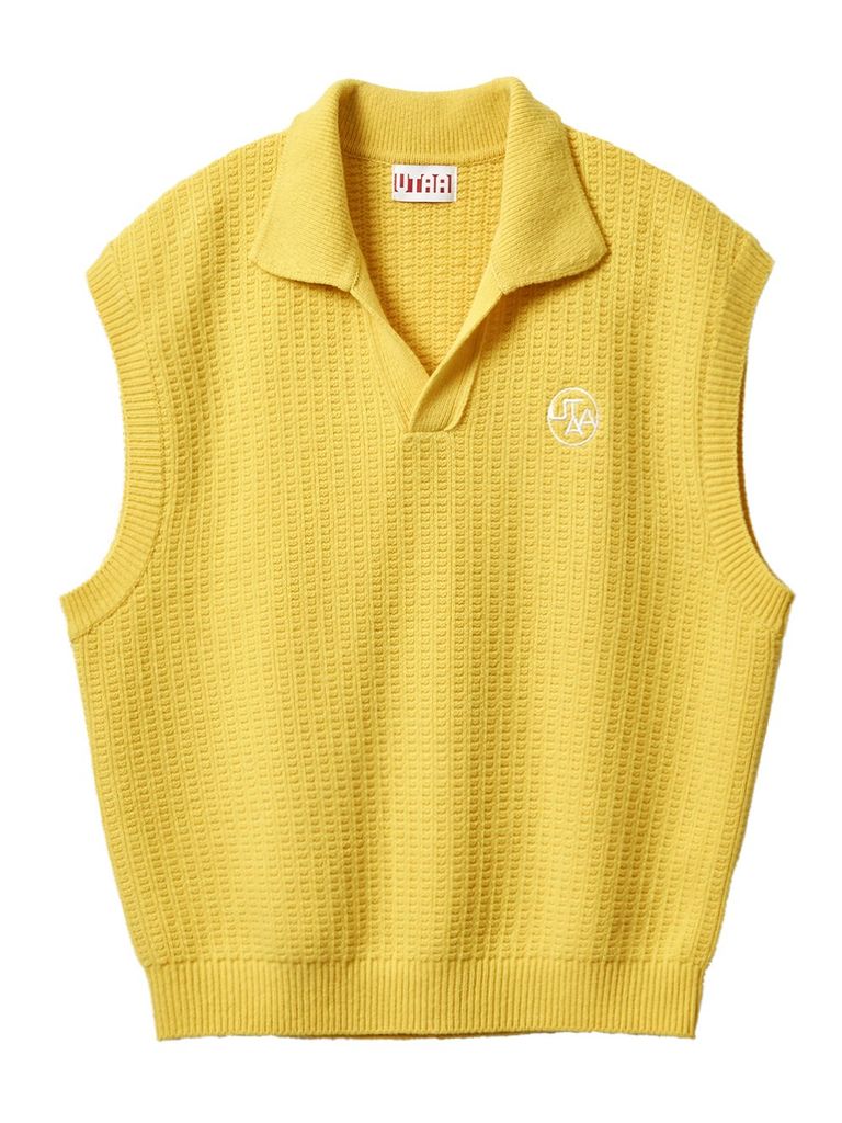 UTAA Gild PK Knit Vest : Yellow