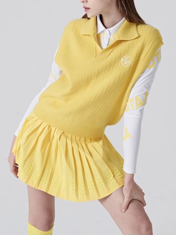 UTAA Gild PK Knit Vest : Yellow