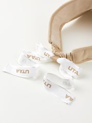 UTAA Figure Logo Sun Visor : Women's Beige