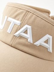 UTAA Figure Logo Sun Visor : Women's Beige