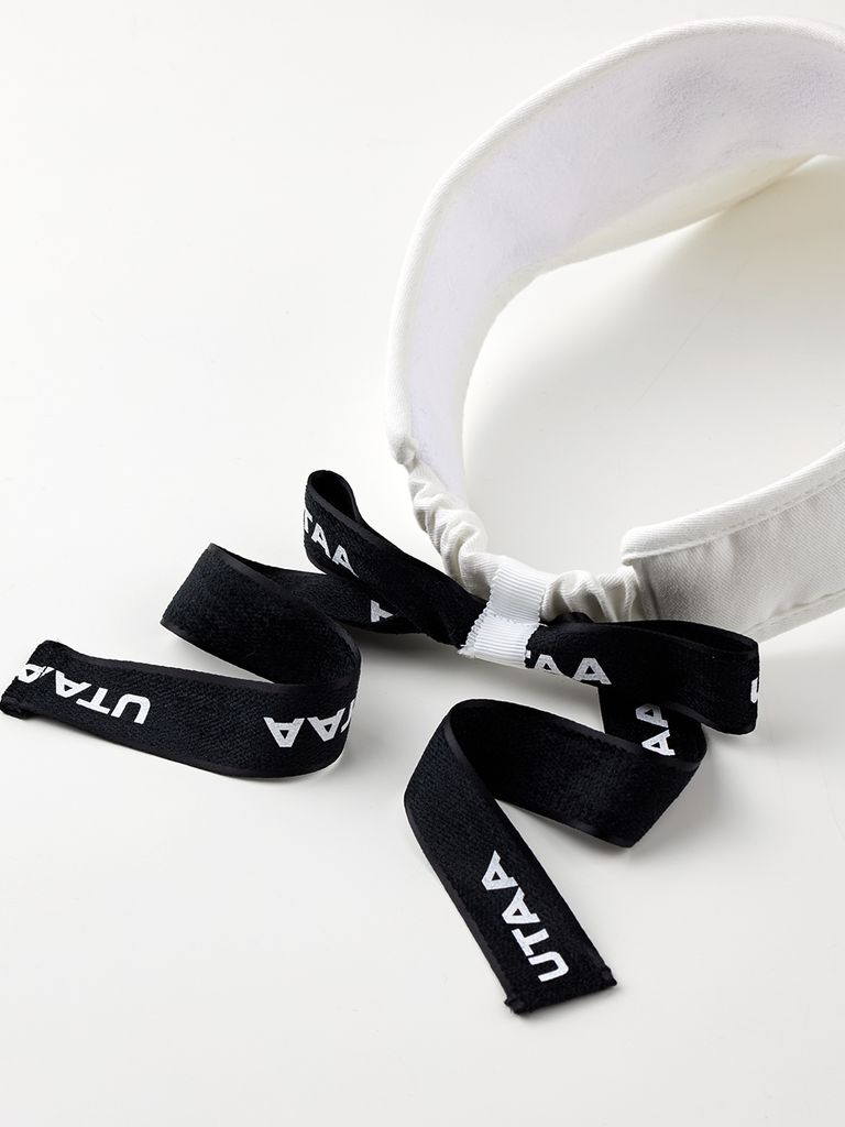 UTAA Figure Logo Sun Visor : Women's White