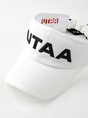 UTAA Figure Logo Sun Visor : Women's White