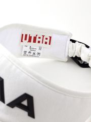 UTAA Figure Logo Sun Visor : Women's White