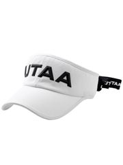 UTAA Figure Logo Sun Visor : Women's White