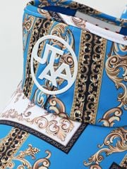 UTAA Neon Baroque Ribbon Sun Visor : Blue