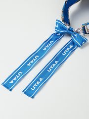 UTAA Neon Baroque Ribbon Sun Visor : Blue