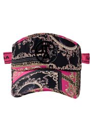 UTAA Neon Baroque Ribbon Sun Visor : Pink