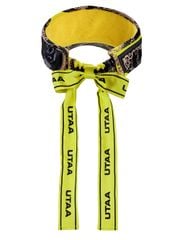 UTAA Neon Baroque Ribbon Sun Visor : Yellow