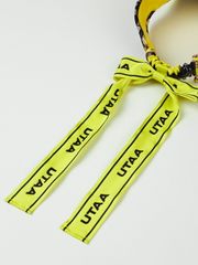 UTAA Neon Baroque Ribbon Sun Visor : Yellow
