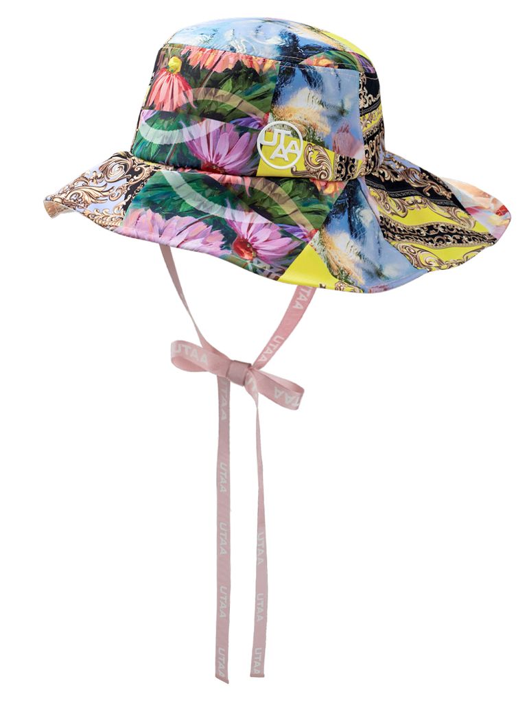 UTAA Fiesta Patchwork Bucket Hat : Light Pink