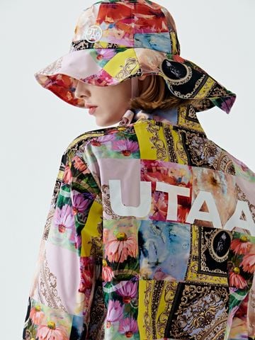UTAA Fiesta Patchwork Bucket Hat : Light Pink