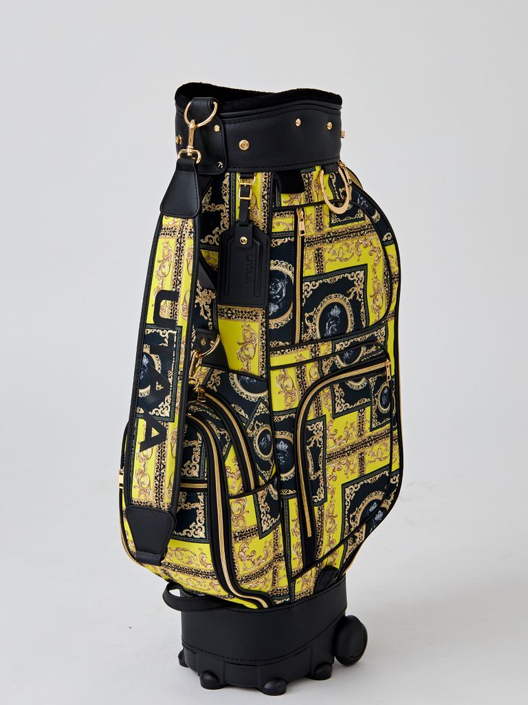 UTAA Dazzle Baroque Caddie Bag : Yellow