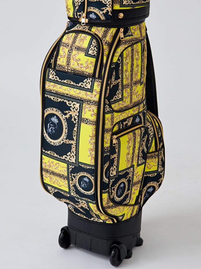 UTAA Dazzle Baroque Caddie Bag : Yellow