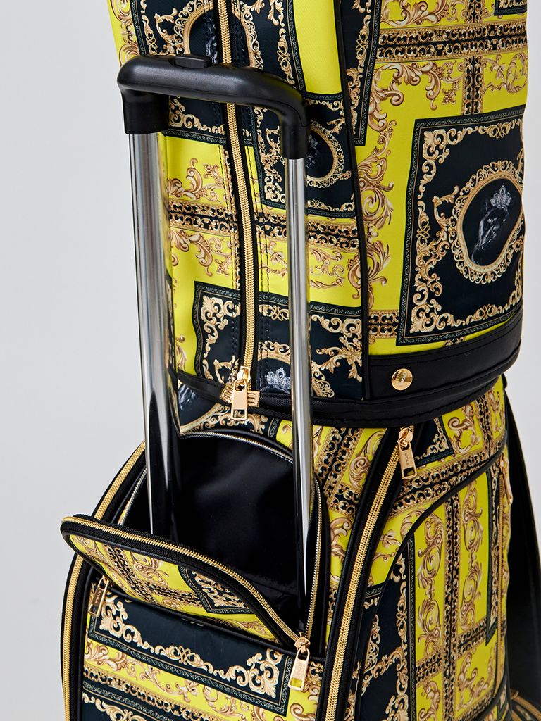 UTAA Dazzle Baroque Caddie Bag : Yellow