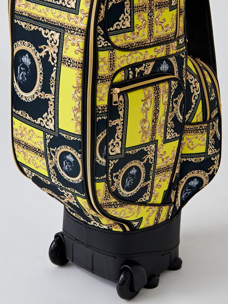 UTAA Dazzle Baroque Caddie Bag : Yellow