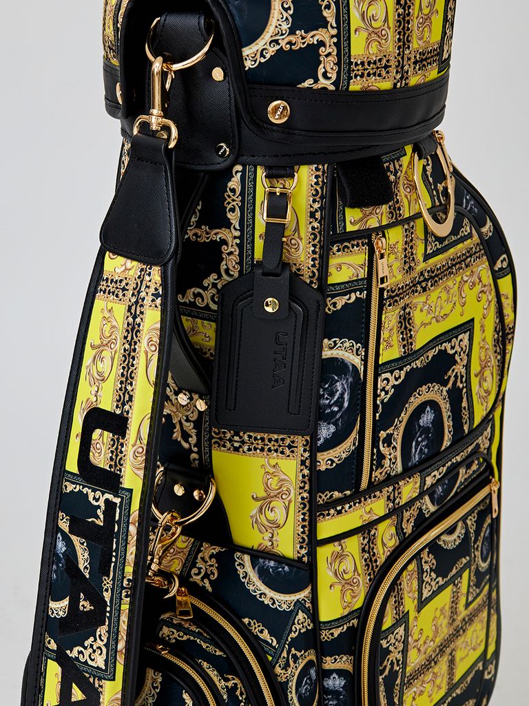 UTAA Dazzle Baroque Caddie Bag : Yellow