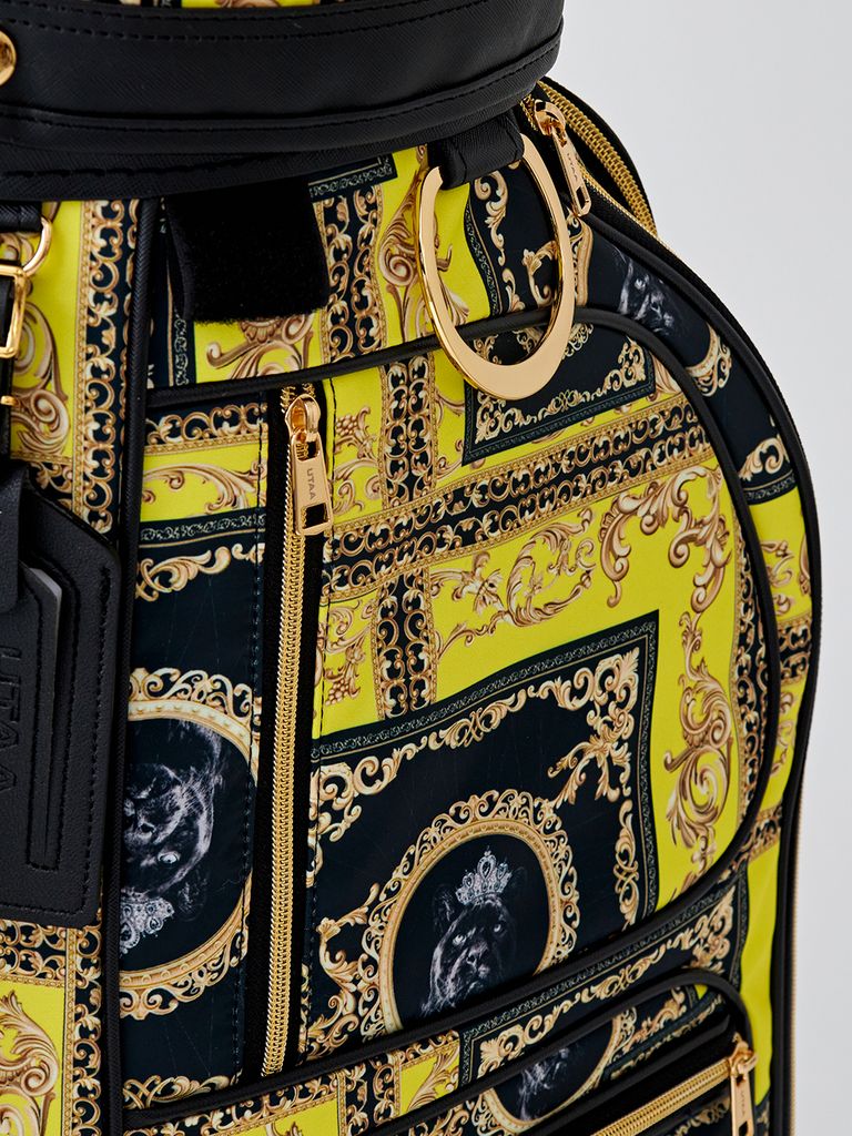 UTAA Dazzle Baroque Caddie Bag : Yellow