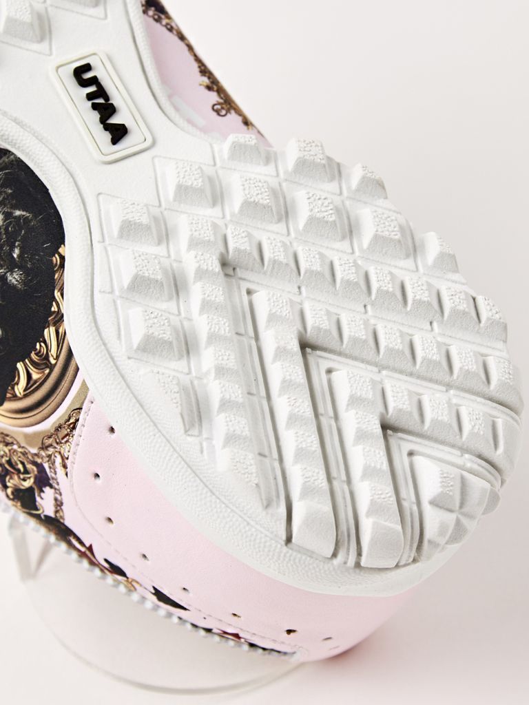 UTAA Lightmare Tassel Classic Golf Shoes : Women's Pink-1