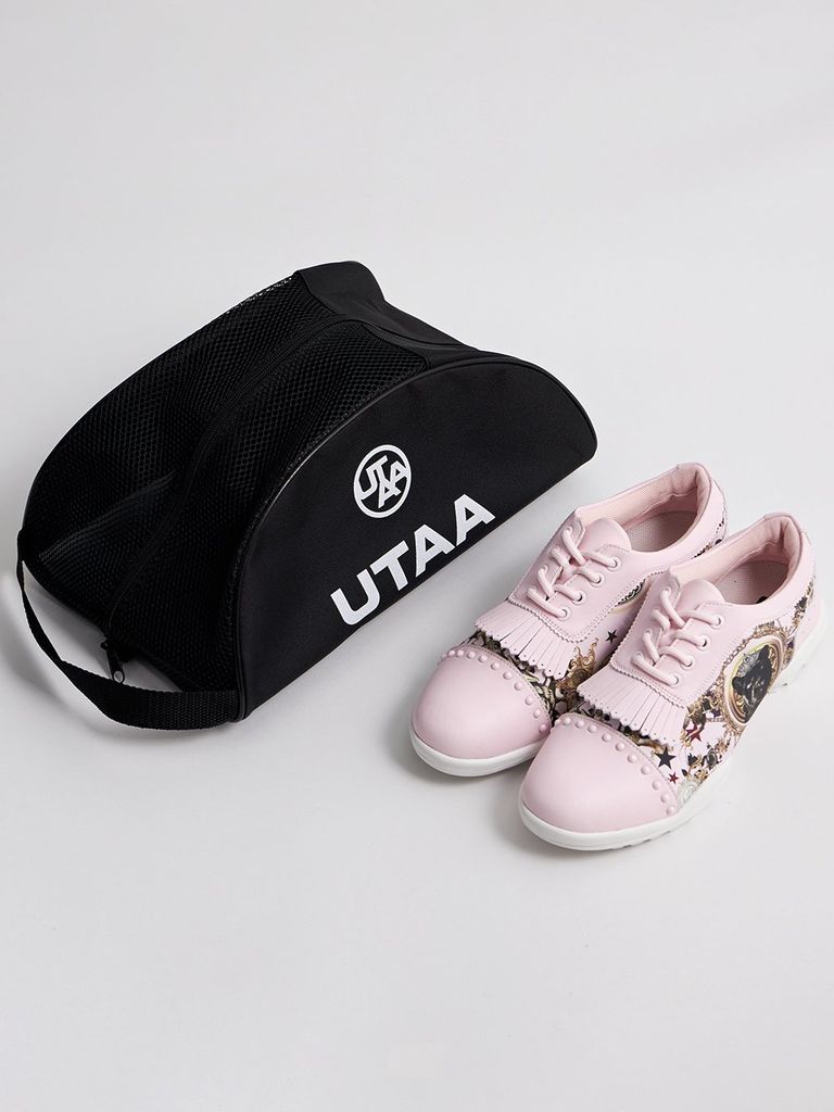 UTAA Lightmare Tassel Classic Golf Shoes : Women's Pink-1