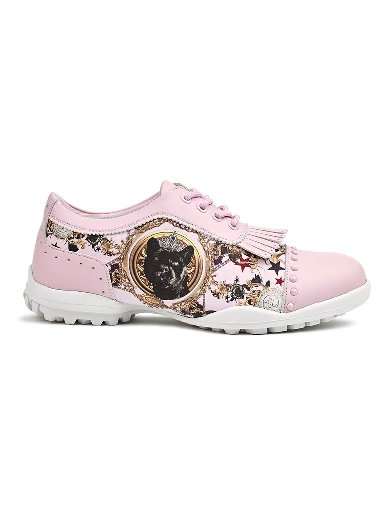UTAA Lightmare Tassel Classic Golf Shoes : Women's Pink-2