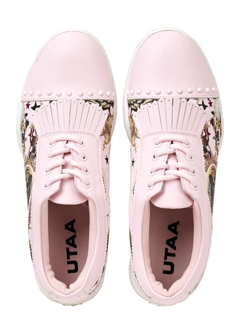 UTAA Lightmare Tassel Classic Golf Shoes : Women's Pink