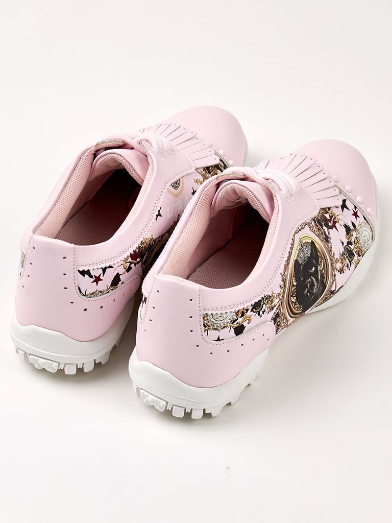 UTAA Lightmare Tassel Classic Golf Shoes : Women's Pink-2