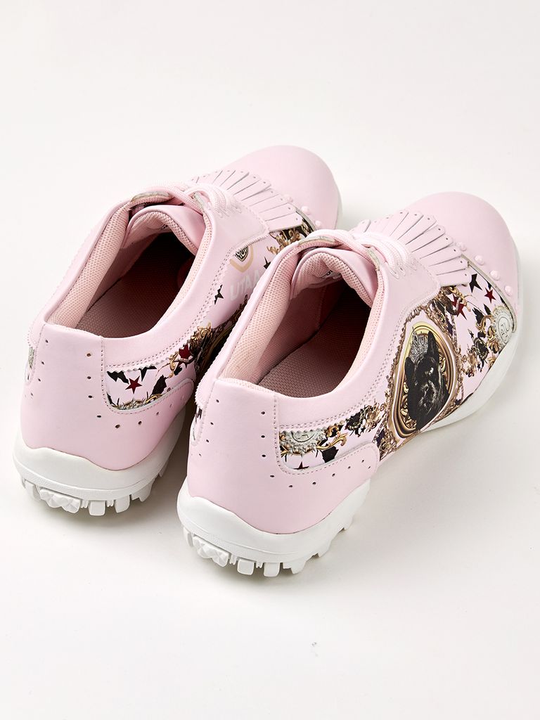 UTAA Lightmare Tassel Classic Golf Shoes : Women's Pink-3