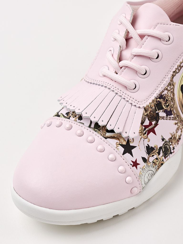 UTAA Lightmare Tassel Classic Golf Shoes : Women's Pink-2